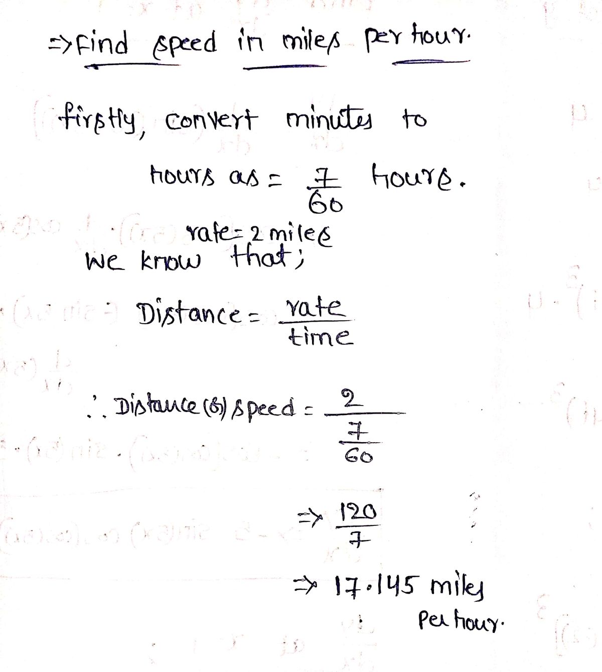 2 miles per hour in outlet km